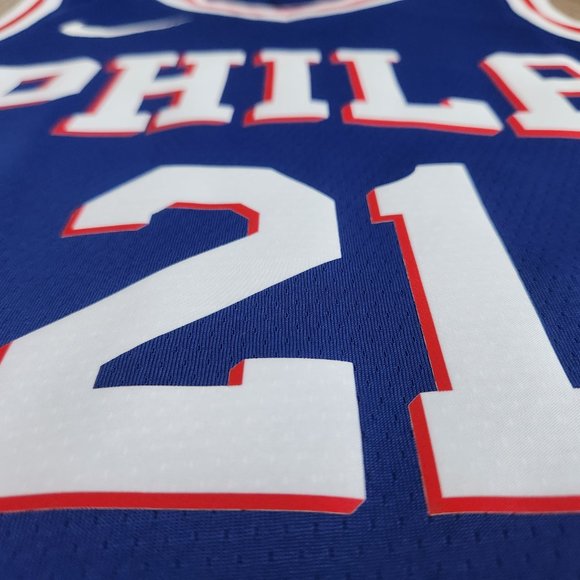 Philadelphia 76ers Joel Embiid Nike Swingman Jersey Men's Size Medium - Picture 4 of 11